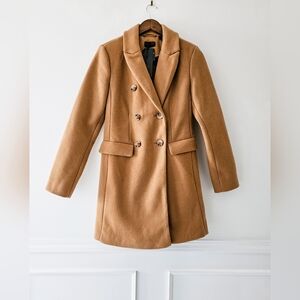 RD Style camel double-breasted peacoat